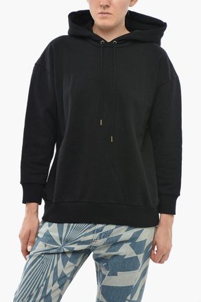 Stella McCartney Brushed Cotton Hoodie BARNEYS With Contrast Logo Stella McCartney