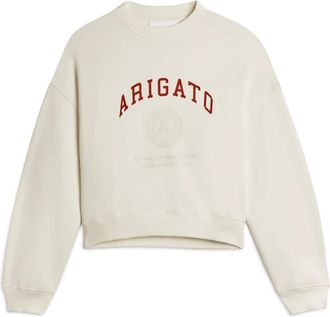 Axel Arigato University Sweatshirt - Dames - Sweatshirts - Beige - M - Katoen - Hoodies & sweatvesten