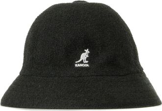 Kangol Zwarte Bermuda Bucket Hat Casual Stijl - Heren - Hoeden - Zwart - S - Nylon - Accessoires