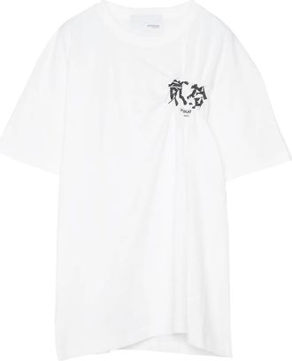 Yoshiokubo T-shirt Crash - Bianco