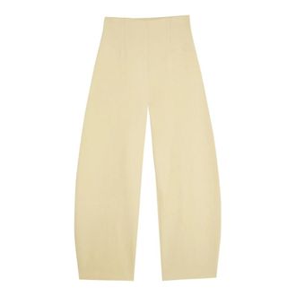 Cortana Culta- pantaloni in lino sabbia- - - Trousers - Donna - Beige - S
