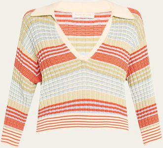 Ramy Brook Striped Azaria Blouse