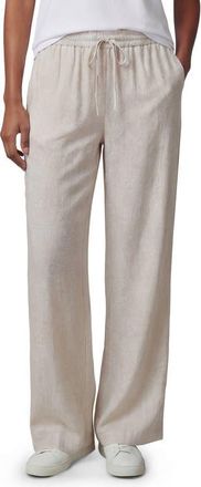 Lords of Harlech Paisley Explosion Womens Wide-leg Linen Pant in Paisley Explosion Ivory at Nordstrom, Size Xx-Large