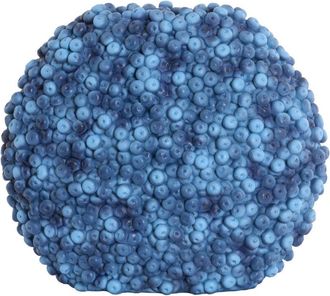 Light & Living Vaso Light & Living Berries De Pl&aacute;stico Azul Oscuro - 44x19x37 Cm