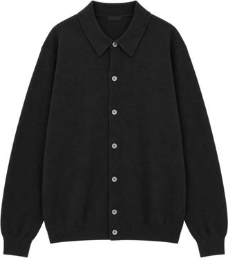 Aspesi Cardigan - Heren - Vesten - Zwart - XL - Truien & Vesten