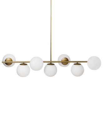 Beliani L&aacute;mpara colgante Metal Dorado