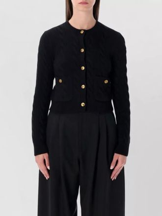 Polo Ralph Lauren cashmere-blend cable-knit cropped cardigan