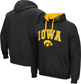 Colosseum Mens Colosseum Black Iowa Hawkeyes Big & Tall Arch & Logo 2.0 Pullover Hoodie at Nordstrom, Size 2Xb