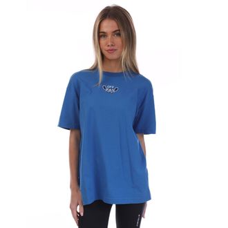 Off-white Geborduurd bandana pijlen casual dames T-shirt in blauw
