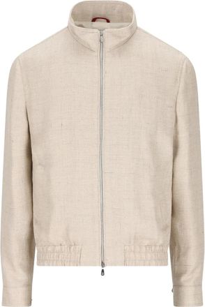Brunello Cucinelli Jack met hoge hals - Beige