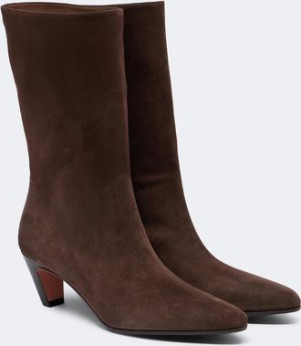 Aquazzura Slouchy suede mid-calf boots