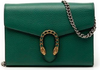 Gucci Pre-owned Gucci Leather Dionysus Wallet on Chain 401231 2149