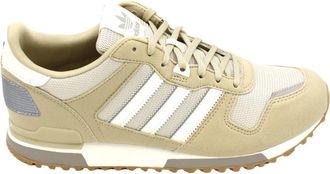 adidas 700 Sneakers met Su&egrave;de Inzetstukken - Heren - Hardloopschoenen - Bruin - 45 1/3 EU - Su&egrave;de - Fitness