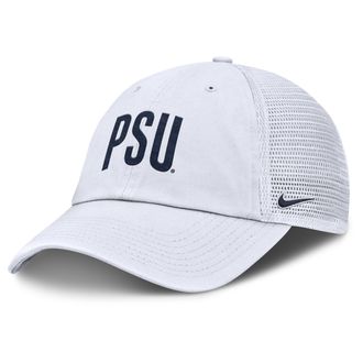 Nike Penn State Primetime Campus Club Nike Mens College Trucker Adjustable Hat in White | NC3311QRPSN-H98