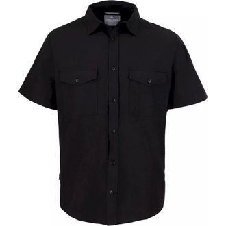 Craghoppers Expert Kiwi Short-sleeved Shirt in Black at Nordstrom, Size Xxx-Large
