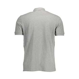 Napapijri Logo-Embroidered Polo - Gray