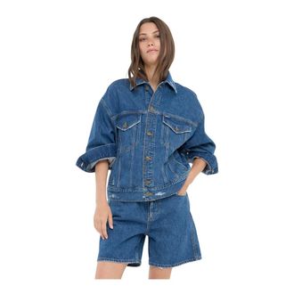 Ball Dames, Jassen, Blauw, Maat: XL Denim
