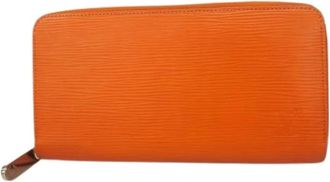 Louis Vuitton Pre-owned Wallets, female, Orange, Size: ONE SIZE Pre-owned Fabric Wallet