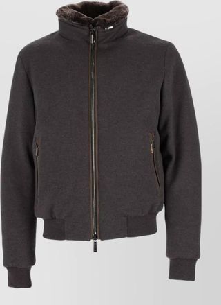 Moorer cashmere virgin wool padded coat