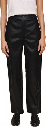 Bella Dahl Faux Leather Pant In Black