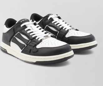 Amiri low top sneakers perforated toe contrast panels