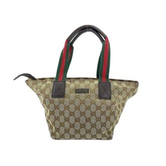 Gucci Vintage, unisex, Beige, ONE Size, Pre-owned Sherry Line Handbag