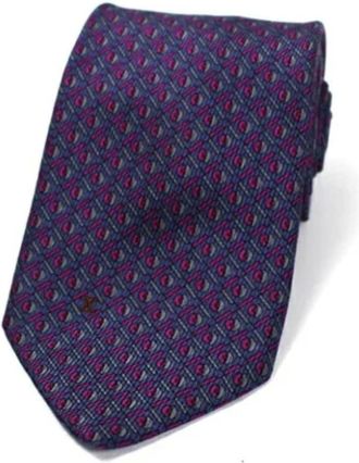 Chanel Pre-owned Accessories, male, Blue, Size: ONE SIZE Pre-owned Cravat