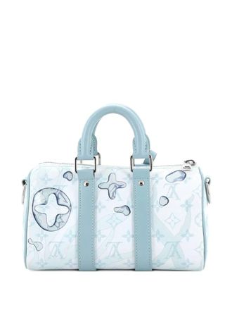 Louis Vuitton Keepall Bandouliere Bag Limited Edition Aquagarden Monogram Canvas 25 crossbody bag - Blue