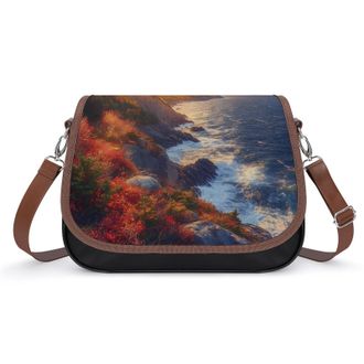 Generic Canada Nova Scotia Cape Breton Crossbody Bags for Women Shoulder Messenger Bag Purse Handbags