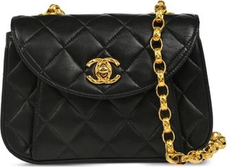Chanel Borsa a spalla mini trapuntata 1992 - Nero