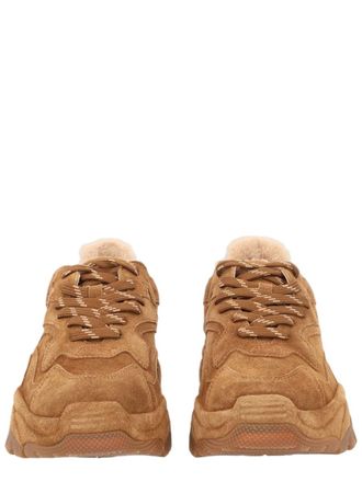 Ash Addict Bis Fur Chunky Suede Fur-Lined Sneakers