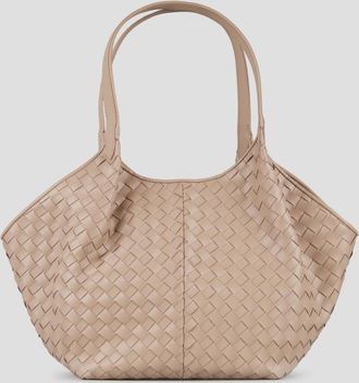 Alexander Smith Rachel Medium shoulder bag in camel woven leather