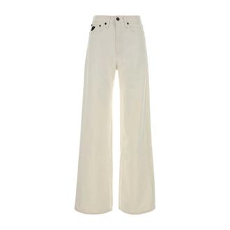 Lois Wide Jeans, female, White, Size: W24 Skater Loose Jeans
