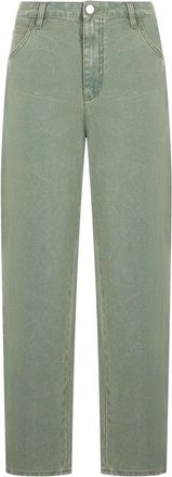 Alberta Ferretti Rechte en Veelzijdige Jeans - Dames - Regular Fit Jeans - Blauw - S - Katoen - Jeans