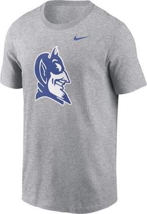 Nike Duke Blue Devils Primetime Evergreen Alternate Logo Nike Mens College T-Shirt in Grey | CLEVGGTN199DU5-DUK