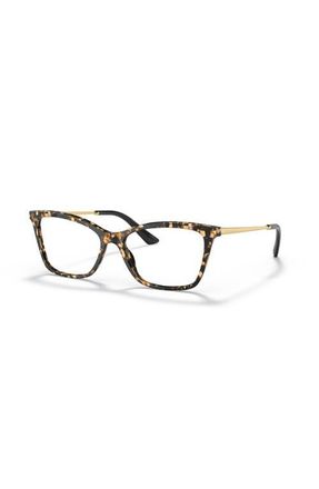 Dolce & Gabbana 54mm Rectangle optical glasses in Black at Nordstrom