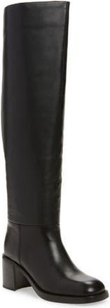 Jeffrey Campbell Vinyl Over the Knee Boot in Black at Nordstrom Rack, Size 8.5