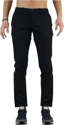 Nine In The Morning Slim Fit Chino Broek voor Mannen - Heren - Chinos - Zwart - XS - Broeken
