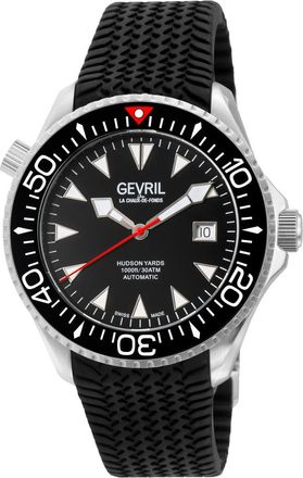 Gevril Group Hudson Yards Automatic Black Dial Mens Watch 48800R