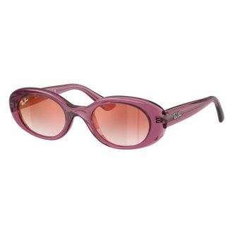Ray-Ban Ovale Zonnebril - unisex - Zonnebrillen - Paars - 45 MM - Nylon - Accessoires