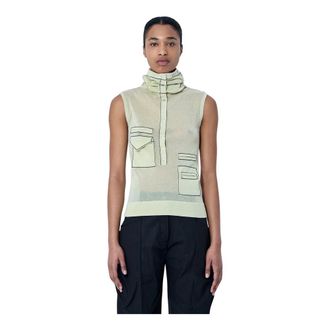 Kiko Kostadinov Turtlenecks, female, Green, Size: M Kreiner Knit Rollneck