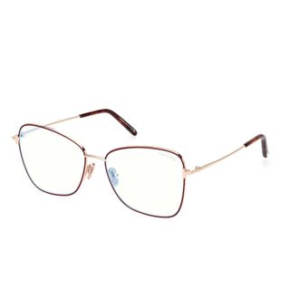 Tom Ford Glasses, unisex, Red, Size: 55 MM Optical Frame