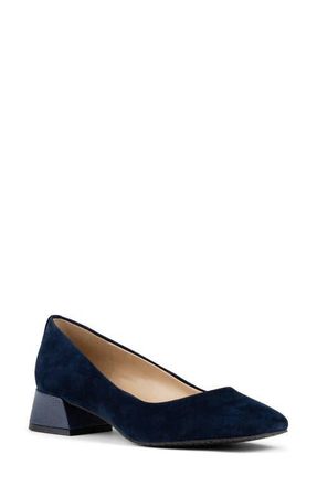 NYDJ Teddie Square Toe Pump in Navy at Nordstrom, Size 8.5