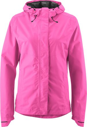 Gonso Fahrradjacke GONSO SAVE JACKET ESSENTIAL W, Damen, Gr. 34, pink (neonpink), 100% Polyester, Rundhals, Jacken Fahrradjacke, Damen Regenjacke wind- und 