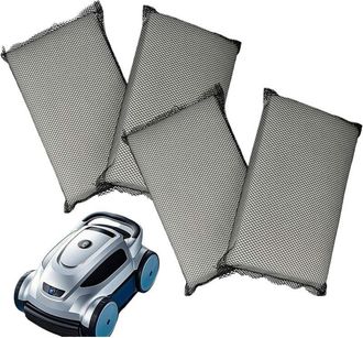 OEM 4x Filtres Compatible Avec Evolution Power 4 Aspirateur, Nettoyeur Piscine - Coussinets, 25 X 16 X 4 Cm
