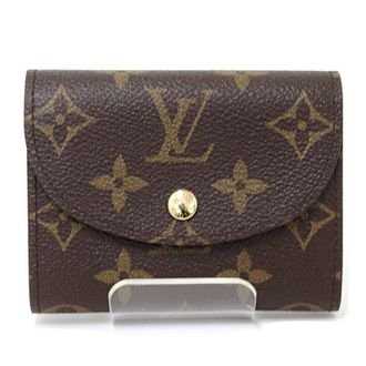 Louis Vuitton Brown Monogram Canvas Wallet (Tri-Fold) (Pre-Owned)