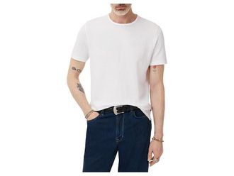 John Varvatos Stanley Crew K6965F25 Mens T Shirt White : 2XL, Cotton