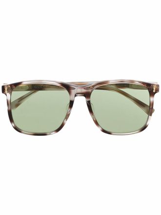 Gucci Occhiali da sole squadrati - Bianco