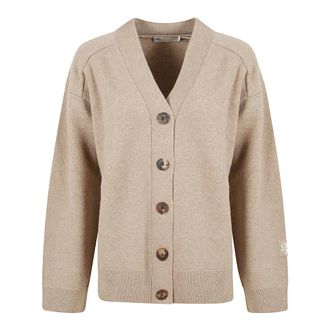 Tory Burch Truien & Vesten, Dames, Bruin, XS, Leer, Tory Burch Sweaters