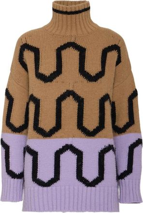 La DoubleJ Comber Turtleneck - Dames - Coltruien - Beige - S - Wol - Truien & Vesten